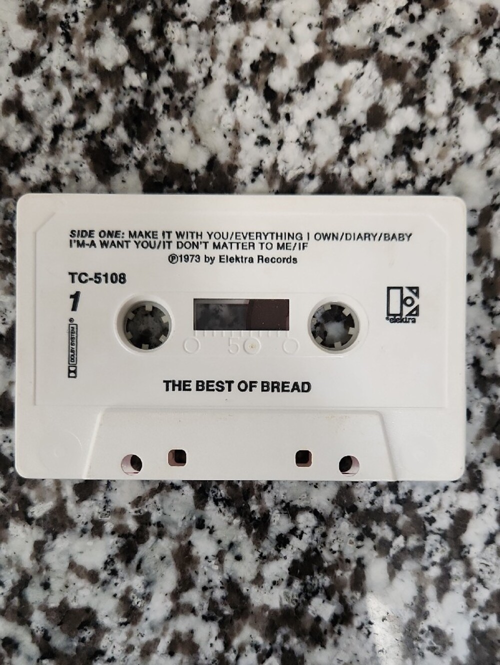 The Best of Bread Vintage 1973 Cassette Tape Compilation Elektra Records - Picture 4 of 9